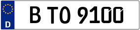 Truck License Plate